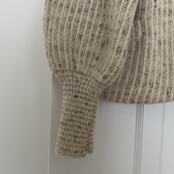 Vintage Oatmeal Mohair Sweater - Picture 5 of 6